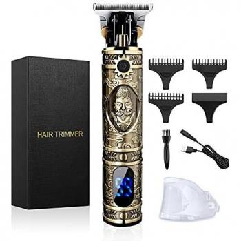 Maquina Cortar Pelo Profesional, Cortapelos Hombre Maquinilla Cortar Pelo Profesional Recortadora de Pelo con Pantalla Digital LCD Recortadora Maquina de Cortar el Pelo Ideal para Contornos