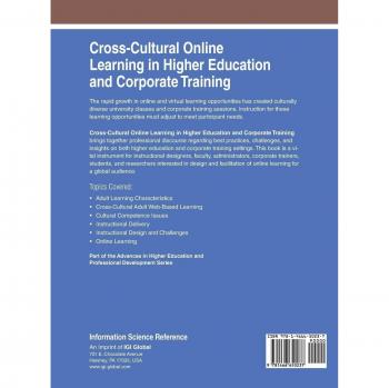Aprendizaje Online Intercultural en Educación Superior y Capacitación Corporativa (Avances en Educación Superior y Desarrollo Profesional) - Tapa Dura