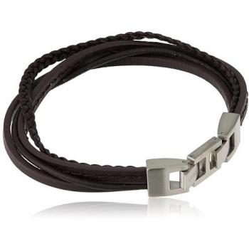 Guess Malibu Pulsera de Acero Marrón JUMB01345JWSTBWT-U