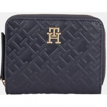 Cartera pequeña con grabado monograma Tommy Hilfiger® Azul de Mujer AW0AW
