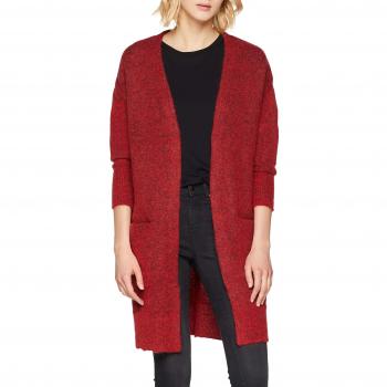 SELECTED FEMME Slflivana LS Knit Cuff Cardigan, Chaqueta Punto para Mujer, Rojo