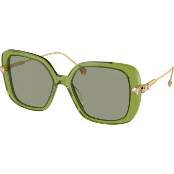Gafas de Sol Swarovski SK6011 3002/2 Verde Mujer 55mm Acetato Butterfly