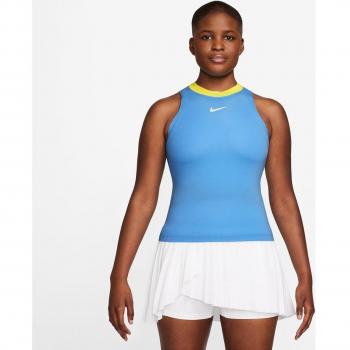 Nike Court Dri-Fit Advantage Camiseta De Tirantes Mujeres - Azul Claro