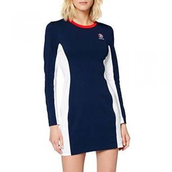 Reebok AC Dress Vestido, Mujer, Maruni/Blanco, XS