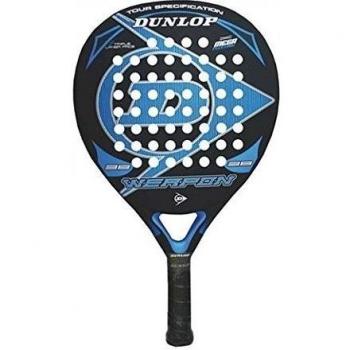DUNLOP Weapon Pala de pádel, Unisex Adulto, Negro/Azul, 38 mm