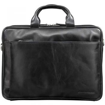 Mochila de Piel Amalienborg para Portátiles de 15'' Negra