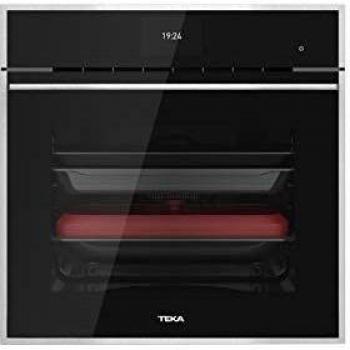 TEKA | Horno Pirolítico Multifunción | Modelo iOven | SurroundTemp A+ con pantalla táctil y 50 recetas Preprogramadas | Cristal Negro con marco | Eficiencia energética A | 59.5 x 59.5 x 55.9 cm
