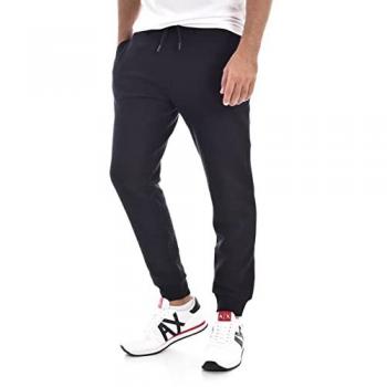 Guess Aldwin Men's Activewear Sweatpants with Logo Application - Black - XXL