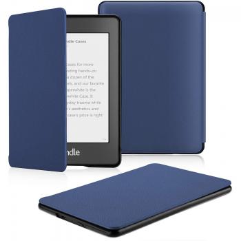 OMOTON Funda Kindle Paperwhite Carcasa Kindle Paperwhite 2018 Funda, PU, Sueño Automático, Cierre Magnético, Color Azul, Solo Kindle Paperwhite 2018