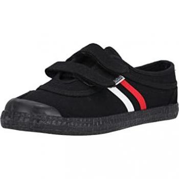 Zapatillas Retro Kawasaki Unisex para Niños con Velcro, Color Negro, Talla 39 - Moda Infantil Casual 2024
