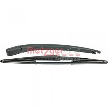 Brazo del limpiaparabrisas trasero METZGER 2190358 para Renault Koleos I con tapa y escobilla integrada