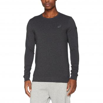 ASICS Knit Train Crew Camiseta de Manga Larga, Hombre, Negro