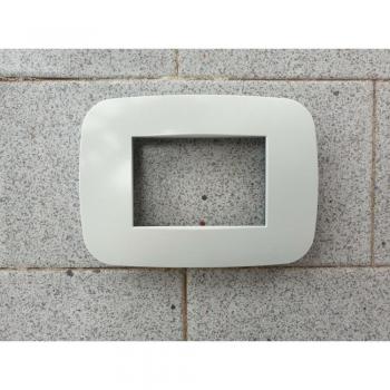 Placa Compatibles Axolute Bticino Color Gris 4 Foros