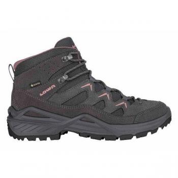 Lowa Sirkos Evo GTX Mid Women's Waterproof Hiking Boots - Graphite/Rose