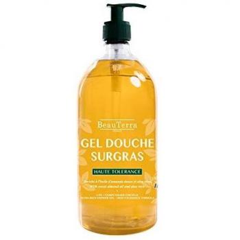 BeauTerra Hypoallergenic Shower Gel 3-in-1 with Sweet Almond Oil, High Tolerance, 1L