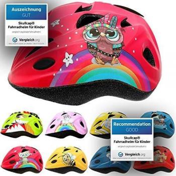 SkullCap® Casco de Bicicleta para Niños y Niñas de 2 a 7 años - Scooter de Ruedas y Bicicleta