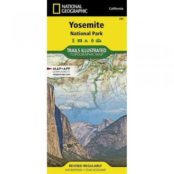 Yosemite National Park Topographic Hiking Map 1:80,000