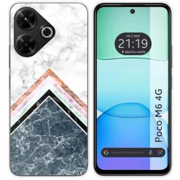 Funda de Silicona Diseño Mármol 05 para Xiaomi Poco M6 4G