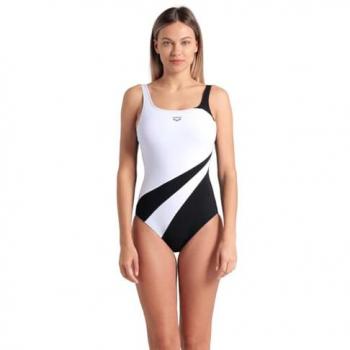 Bañador de mujer Arena Liliana U Back, traje de baño de una pieza con copa B, bañador moldeador, tecnología de Power Mesh y tejido resistente al cloro, copas extraíbles y tirantes ajustables