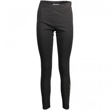 Calvin Klein Women's XL Black Logo Print Elasticated Cotton Leggings