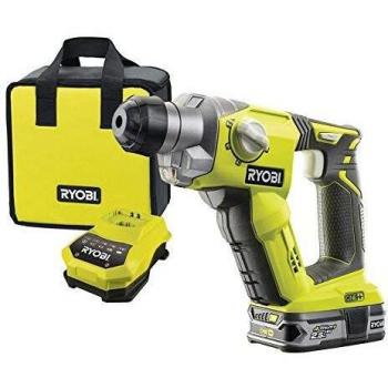Ryobi 5133003818 Taladro de impacto rotativo 18V SDS+, Verde