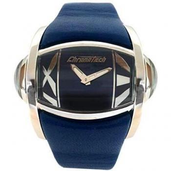 Chronotech Women's Analog Quartz Watch CT7681M-03 (Ø 48mm) with Leather Strap