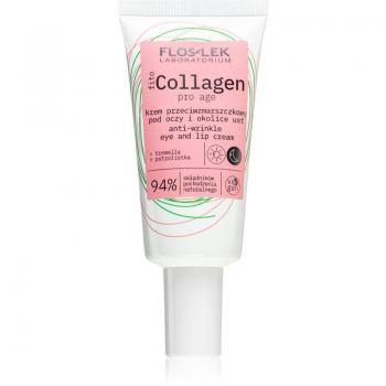 FlosLek Laboratorium Fito Collagen Anti-Wrinkle Day and Night Cream for Eye and Lip Contours 30 ml
