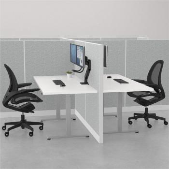 Soporte para monitor Fellowes Eppa 9909301, compatible con pantallas de hasta 81,3 cm (32), color negro, ideal para escritorio