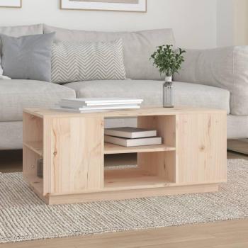 Mesa de centro 90x49x40,5 cm en madera maciza de pino Vidaxl Marrón