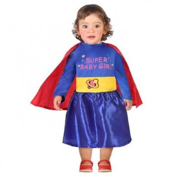 Atosa - Disfraz de Superheroína Azul y Rojo para Bebé
