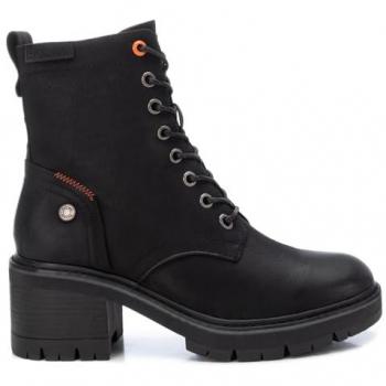 Botín de Mujer Refresh 171223 Negro con Cierre de Cremallera y Tacón de 6cm