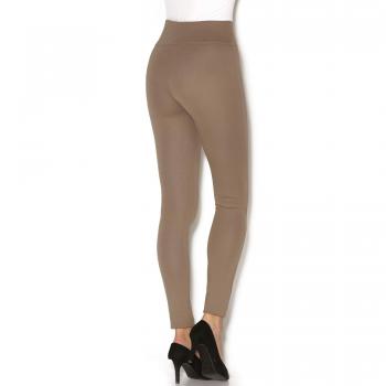 Tregging Ancha Cinturilla elástica Mujer by Vencastyle - 015878,MARRÓN Topo,M