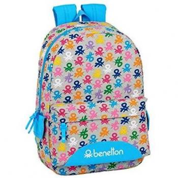 Mochila Safta Escolar de Benetton, 300x140x460mm