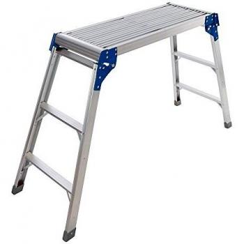 Plataforma Escabeau de Aluminio Silverline 150 Kg 800 mm