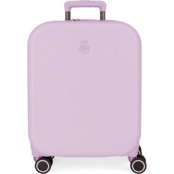 Maleta de Cabina Rígida Enso Annie 55cm Lila con Capacidad de 37L