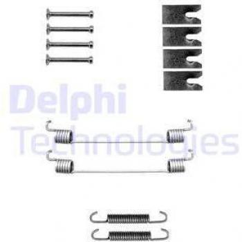 Kit de reparación de frenos DELPHI LY1335, ajuste automático, incluye zapatas de freno y accesorios para montaje