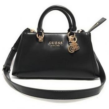 Guess Evelune Black Handbag with Removable Shoulder Strap