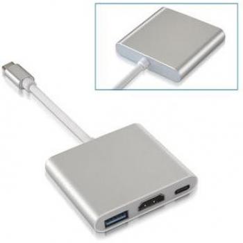 Adaptador Convertidor USB 3.0/2.0 a VGA Hembra 1080p y Adaptador USB Tipo C a USB C, USB y HDMI
