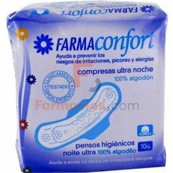 IONFARMA - COMPRESA FARMACONFORT NOCHE ALA 10U