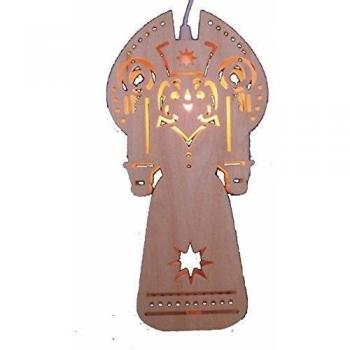 Ventana de con diseño de ángel de de alrededor de 35 cm de alto 1flammig de Navidad con forma de caja de regalo