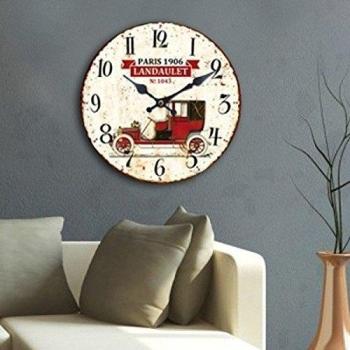 Reloj de Pared Coche Retro