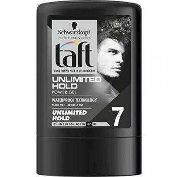 Taft - Gel 7 Unlimited Hold - Fijación sin Límite no pegajosa - 300ml - Schwarzkopf