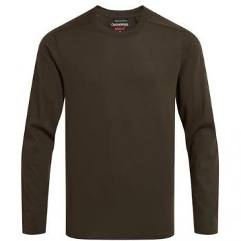 Camiseta de Manga Larga Craghoppers Nosilife Abel para Hombre en Verde Bosque XXL
