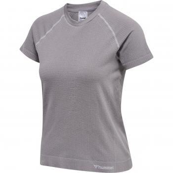 Camiseta mujer Hummel Flow Seamless Short Sleeve T-shirt Gris M