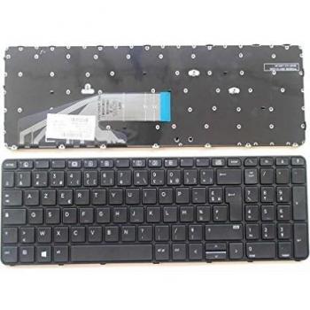 Teclado de Repuesto HP 827028-051 para Notebook ProBook 455 G3, Negro, Francés