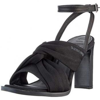 G-STAR RAW Knot-Marina Heel, Chanclas Mujer, Negro