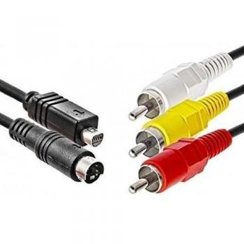 JJC AV de audio y vídeo de cable apto para Sony DCR-SR15E HC de serie, equivalente a VMC-15FS