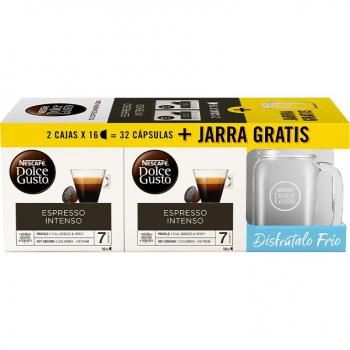 Estuche Café Espresso Intenso 32 caps + Jarra Gratis Dolce Gusto