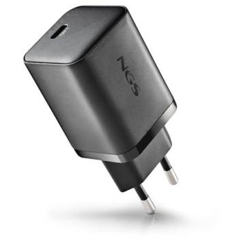 Cargador NGS BUD 65W-AC GaN USB-C con Cable de 1,5 m y 4 Conectores para Acer - Carga Rápida Compacto