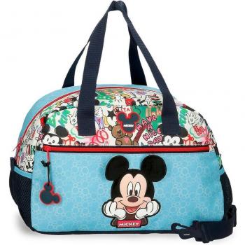 Bolsa de Viaje Infantil Disney Mickey Be Cool Azul 17L